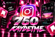 ✨İnstagram | 750 Kaydetme + Garantili✨