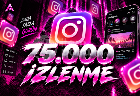 ✨İnstagram | 75000 İzlenme + Garantili✨