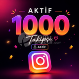 Instagram aktif 1000 takipçi 