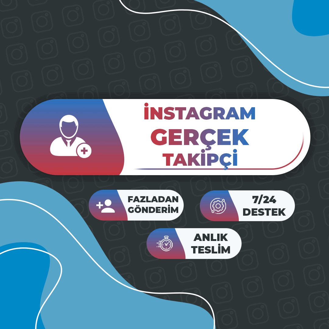İnstagram %100 Türk Organik Takipçi
