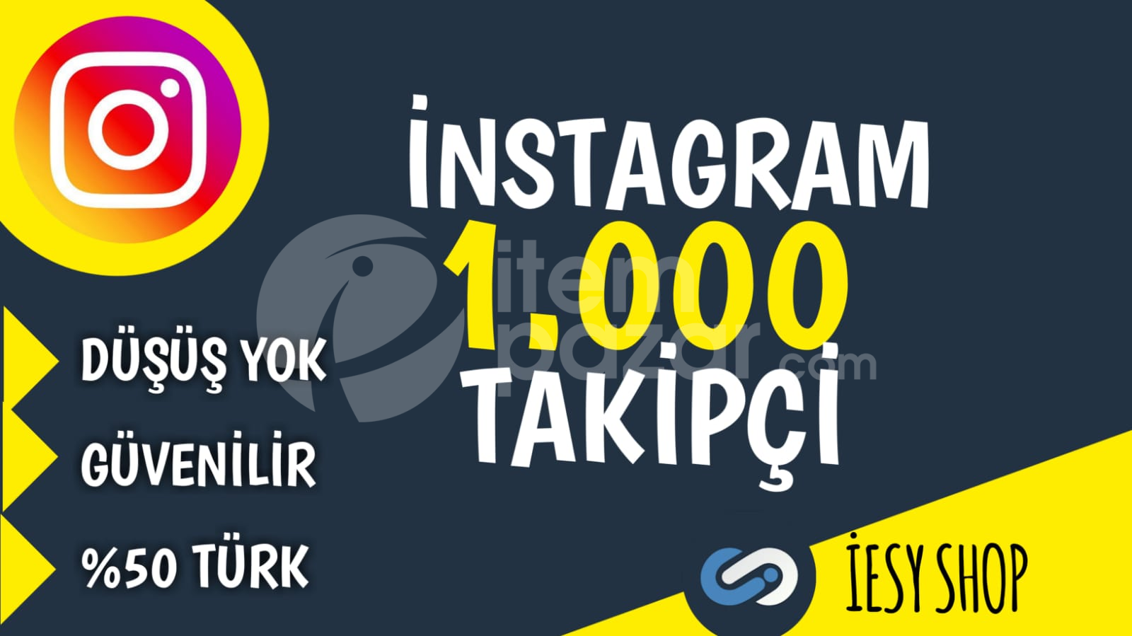 İNSTAGRAM (GERÇEK) 1000 TAKİPÇİ 