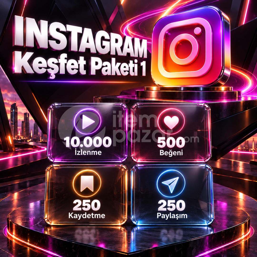 ⚡ Instagram Keşfet Paketi 1 | 4X Garantili ⚡