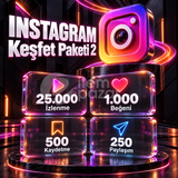 ⭐ Instagram Keşfet Paketi 2 | 4X Garantili ⭐