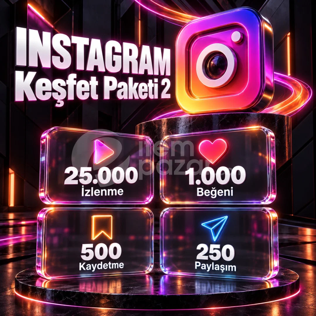 ⚡ Instagram Keşfet Paketi 2 | 4X Garantili ⚡