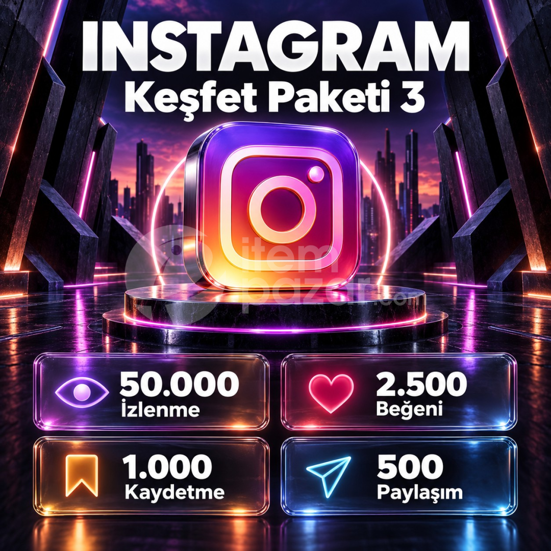 ⭐ Instagram Keşfet Paketi 3 | 4X Garantili ⭐