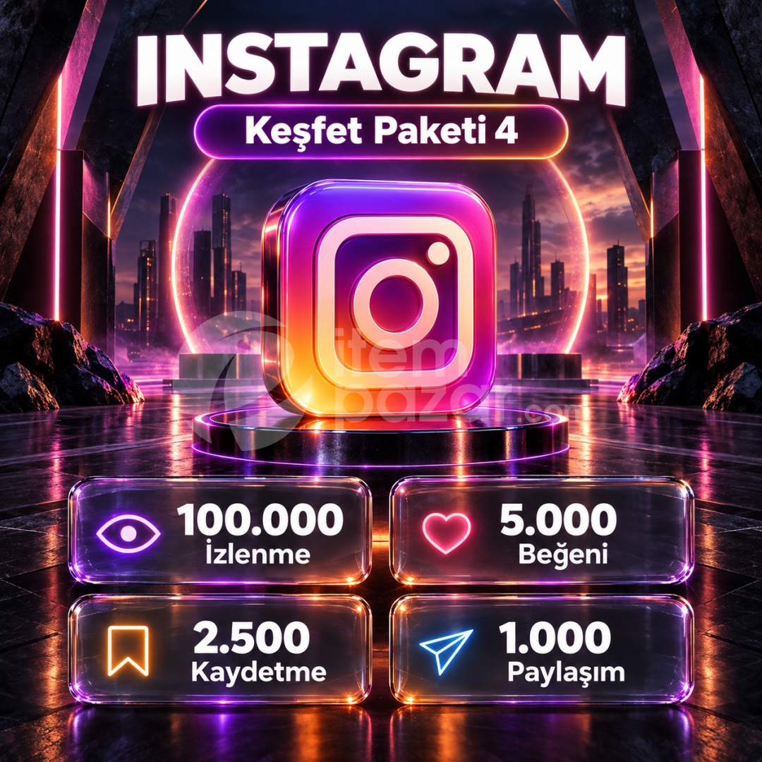 ⭐ Instagram Keşfet Paketi 4 | 4X Garantili ⭐