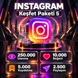 ⚡ Instagram Keşfet Paketi 5 | 4X Garantili ⚡
