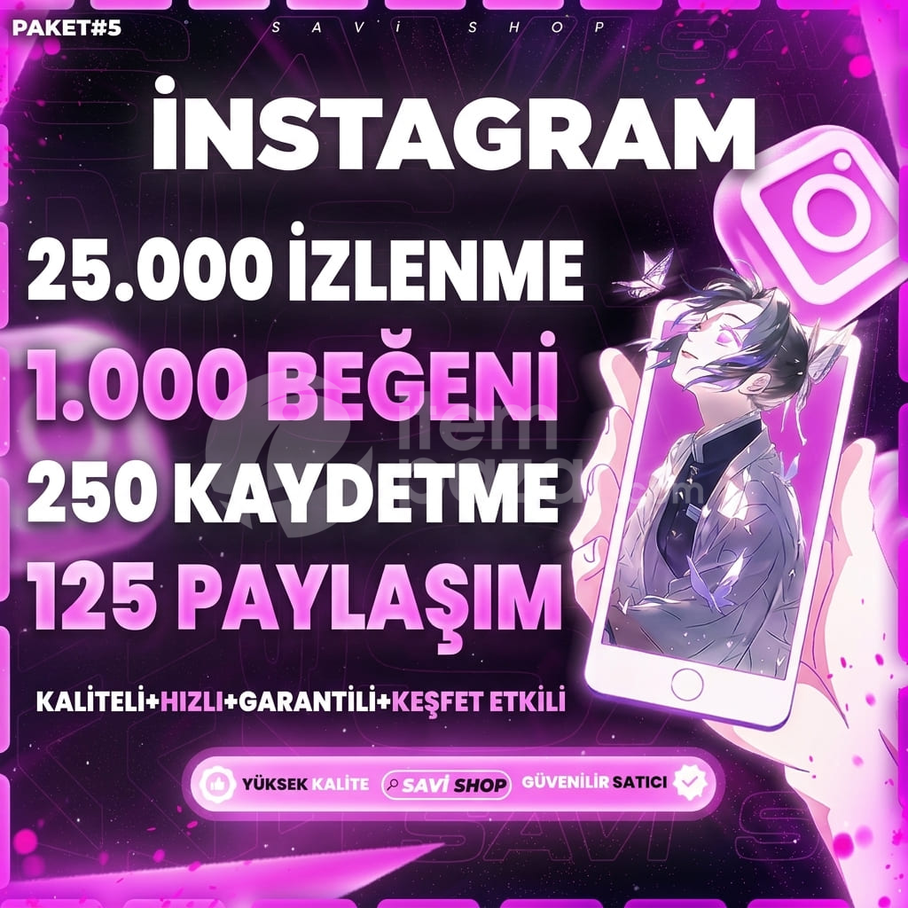 İNSTAGRAM KEŞFET PAKETİ 5
