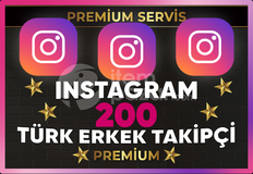 ⚡[ PREMİUM ] İNSTAGRAM TÜRK ERKEK 200 TAKİPÇİ⚡