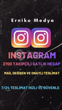 Instgram 2700 Takipçili Satlık Hesap