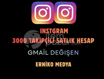 Instgram 3000 Takipçili Satlık Hesap