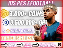 Ios | 3000 COIN + 3.5M GP Tam Erişim