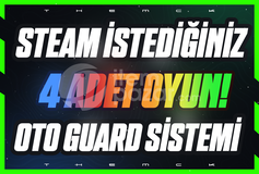 İstediğin 4 Oyun + Garanti