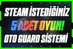 İstediğin 5 Oyun + Garanti