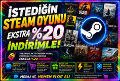 Steam Oyunları Ekstra %20 İndirimle Hesabında⚡