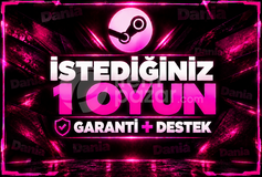 İSTEDİĞİNİZ 1 OYUN + GARANTİ
