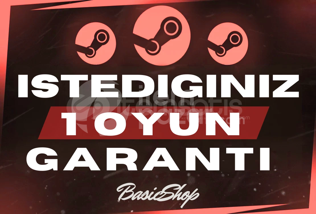 İstediğiniz 1 Oyun + Garanti / Destek