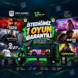 İSTEDİĞİNİZ 1 OYUN PC + GARANTİ (OTO TESLİM)