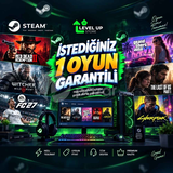 İSTEDİĞİNİZ 1 OYUN PC + GARANTİ (OTO TESLİM)