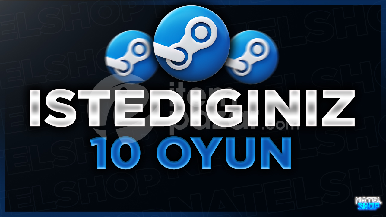 ⭐️İSTEDİĞİNİZ 10 ADET OYUN+GARANTİ