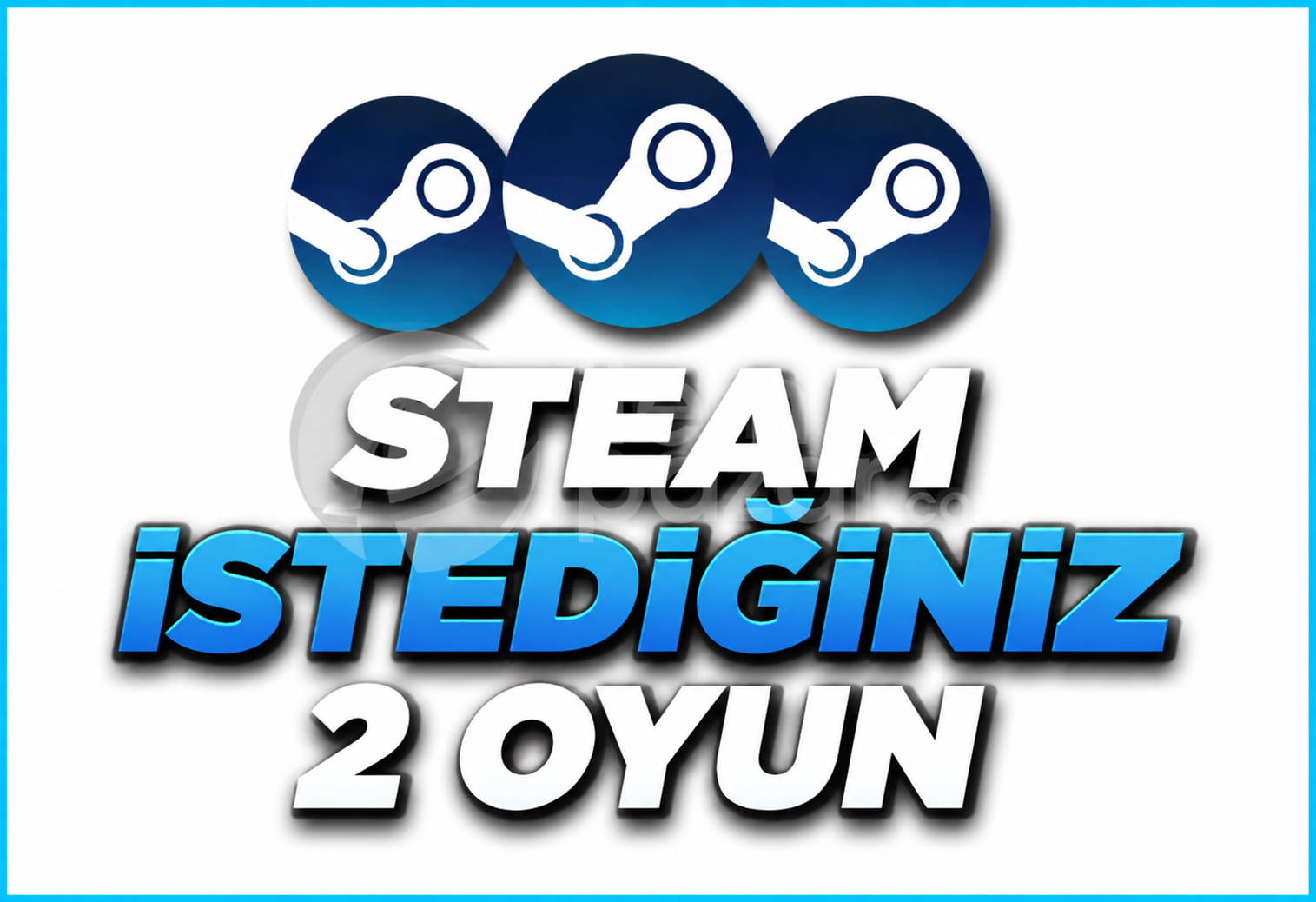 İSTEDİĞİNİZ 2 ADET OYUN + GARANTİ