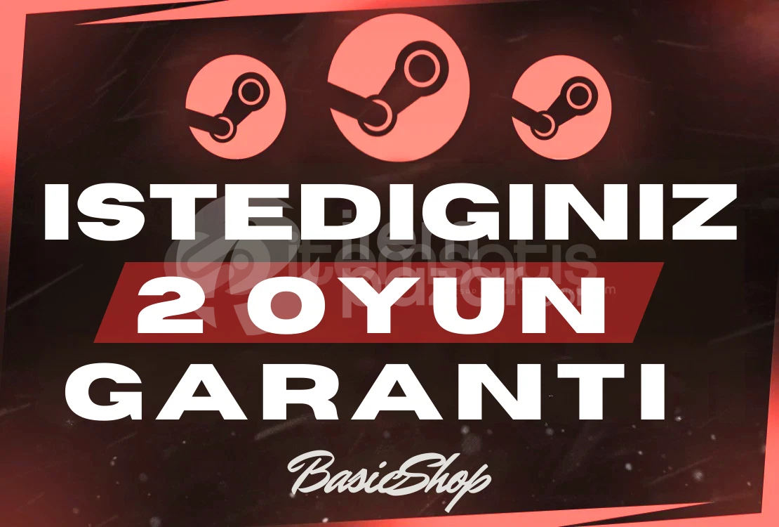 İstediğiniz 2 Oyun + Garanti / Destek