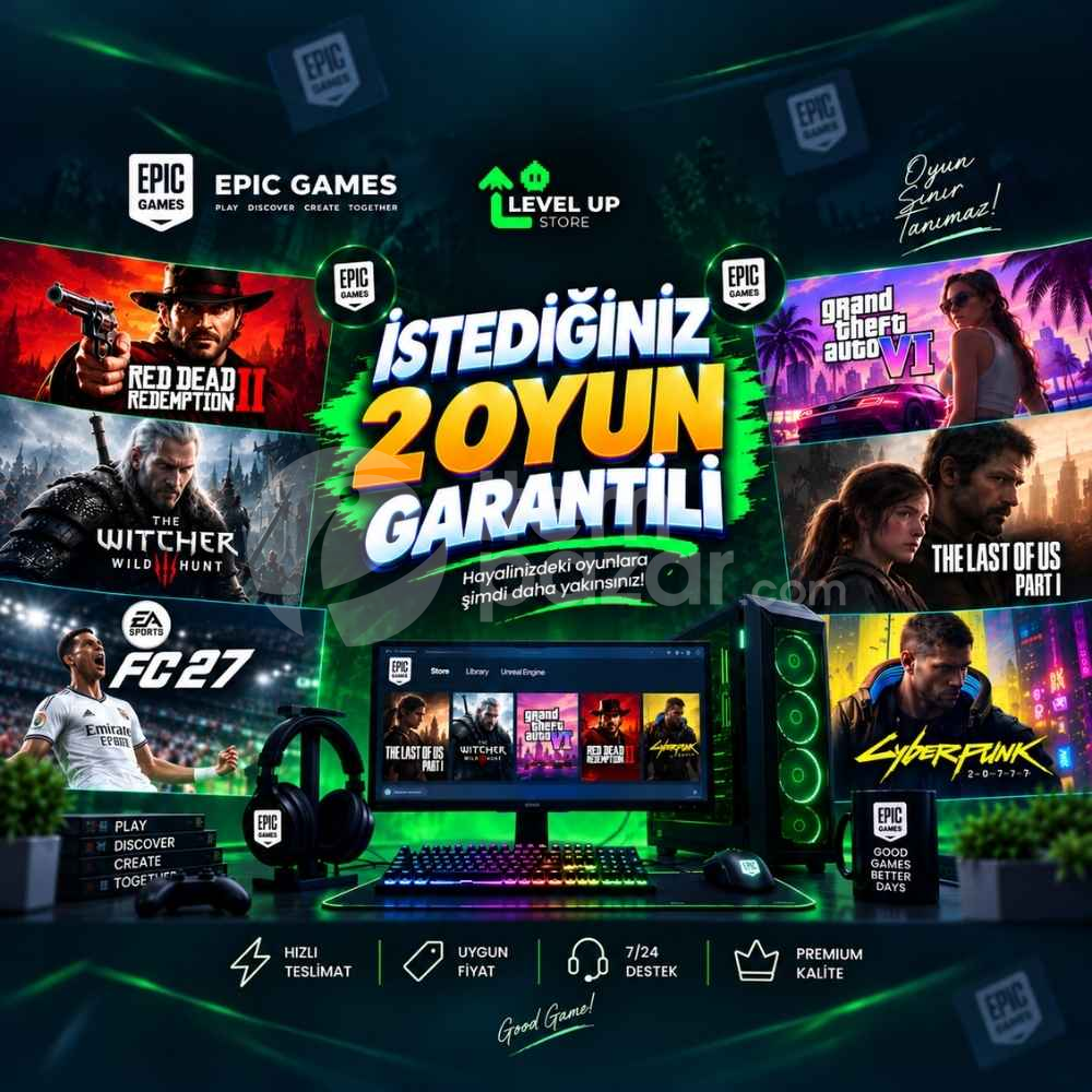 İSTEDİĞİNİZ 2 OYUN PC + GARANTİ (OTO TESLİM)