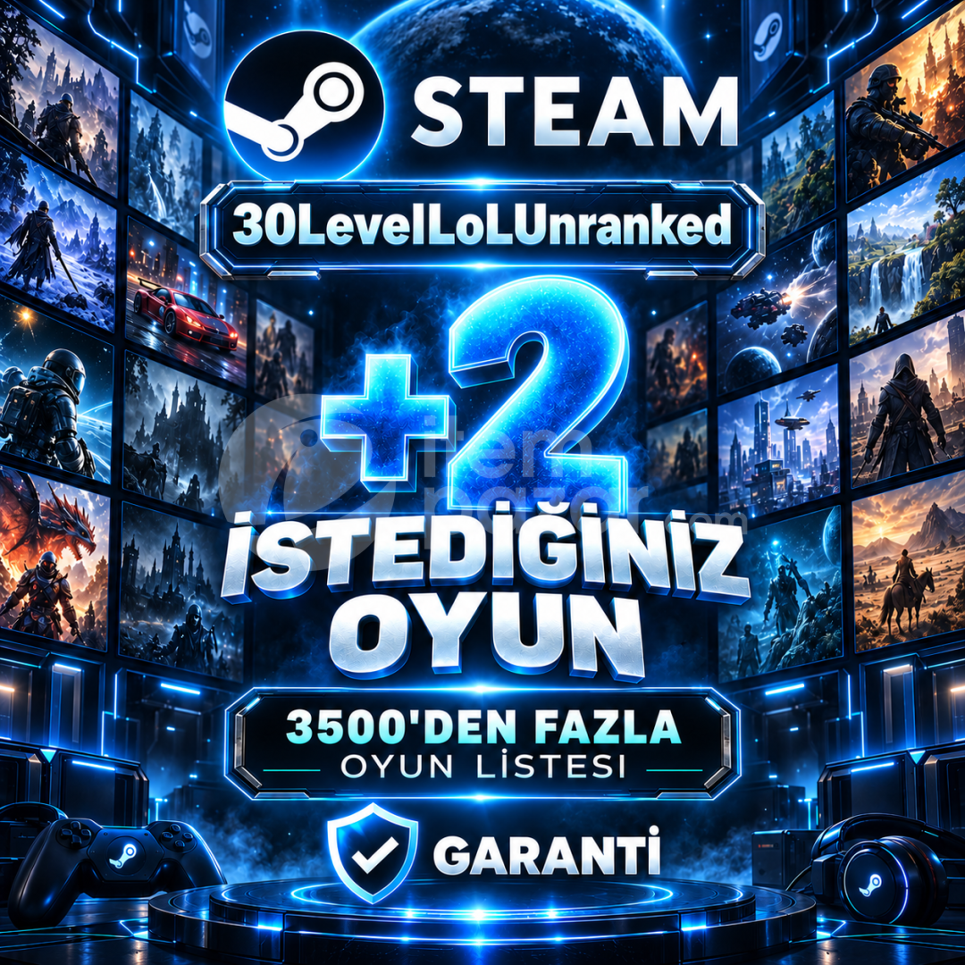 istediginiz 2 Steam Oyunu +3500 Den Fazla Oyun