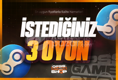 ⭐İstediğiniz 3 Oyun⭐
