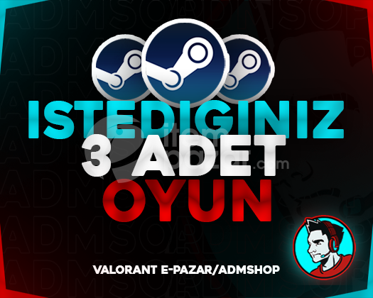 İSTEDİĞİNİZ 3 OYUN + GARANTİ