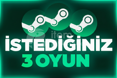  İSTEDİĞİNİZ 3 OYUN + GARANTİ