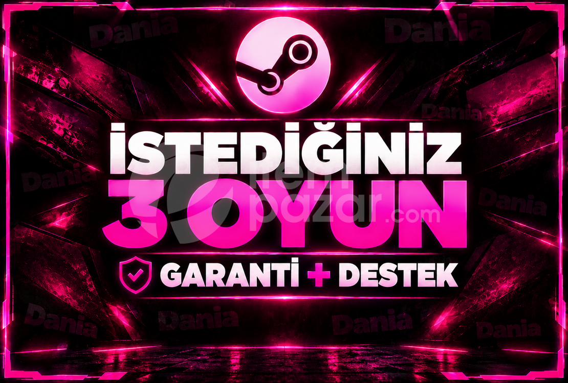 İSTEDİĞİNİZ 3 OYUN + GARANTİ