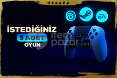 İstediğiniz 3 Oyun + Garanti