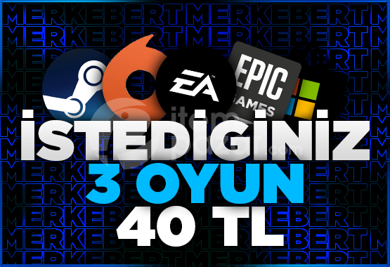 İstediğiniz 3 Oyun + Garanti