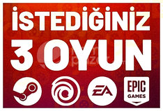 İstediğiniz 3 Oyun