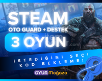 İSTEDİĞİNİZ 3 OYUN + OTO GUARD + GARANTİ
