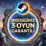 İSTEDİĞİNİZ 3 OYUN PC + GARANTİ