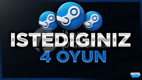 ⭐️İSTEDİĞİNİZ 4 ADET OYUN+GARANTİ