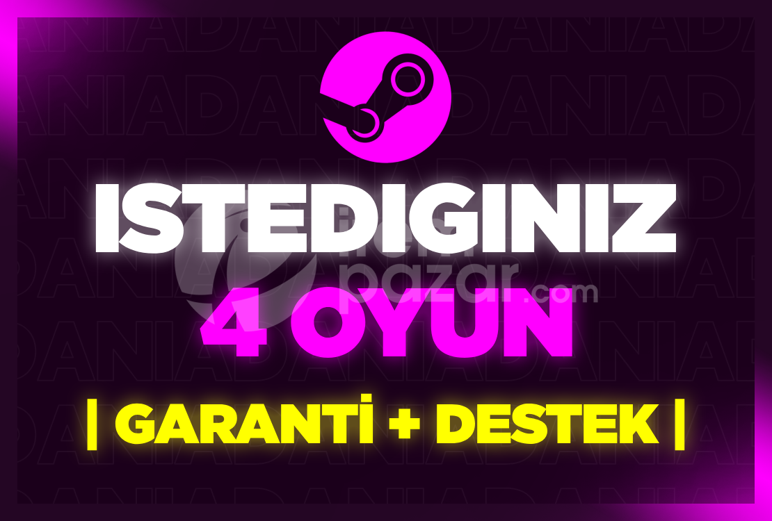 İSTEDİĞİNİZ 4 OYUN + GARANTİ