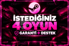 İSTEDİĞİNİZ 4 OYUN + GARANTİ