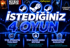 ⭐️İstediğiniz 4 Oyun! |✅Garantili!