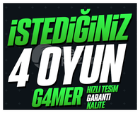 İSTEDİĞİNİZ 4 OYUN + HIZLI TESLİM + GARANTİ