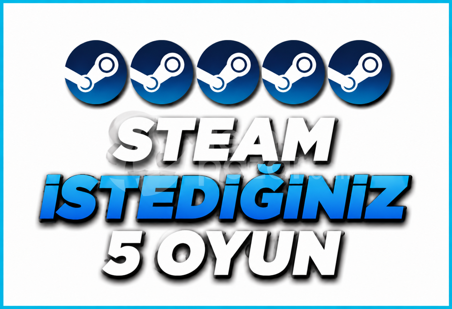İSTEDİĞİNİZ 5 ADET OYUN + GARANTİ