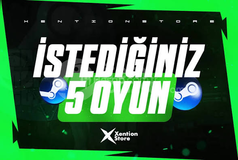 ⭐İstediğiniz 5 Oyun+Garanti