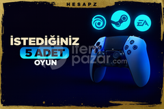 İstediğiniz 5 Oyun + Garanti
