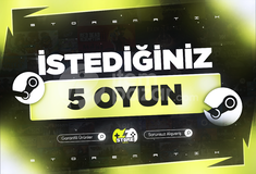 İstediğiniz 5 Oyun + Garanti