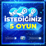 İstediğiniz 5 Oyun + Garanti