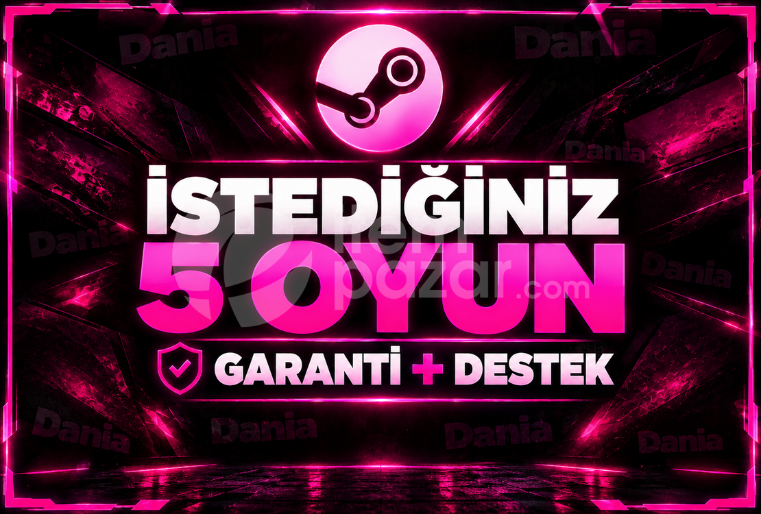 İSTEDİĞİNİZ 5 OYUN + GARANTİ
