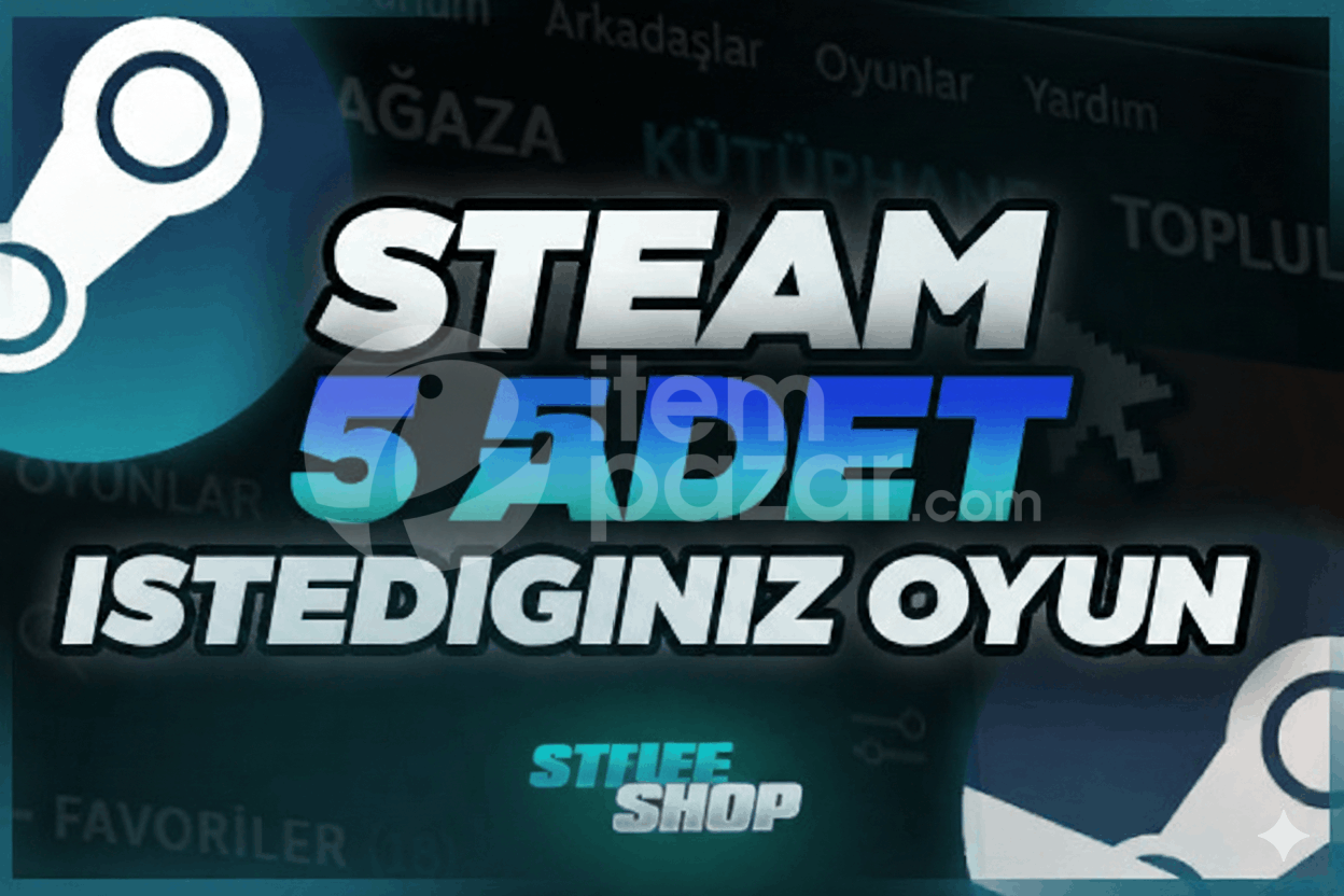 İstediğiniz 5 Oyun + Garanti