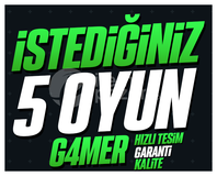 İSTEDİĞİNİZ 5 OYUN + HIZLI TESLİM + GARANTİ